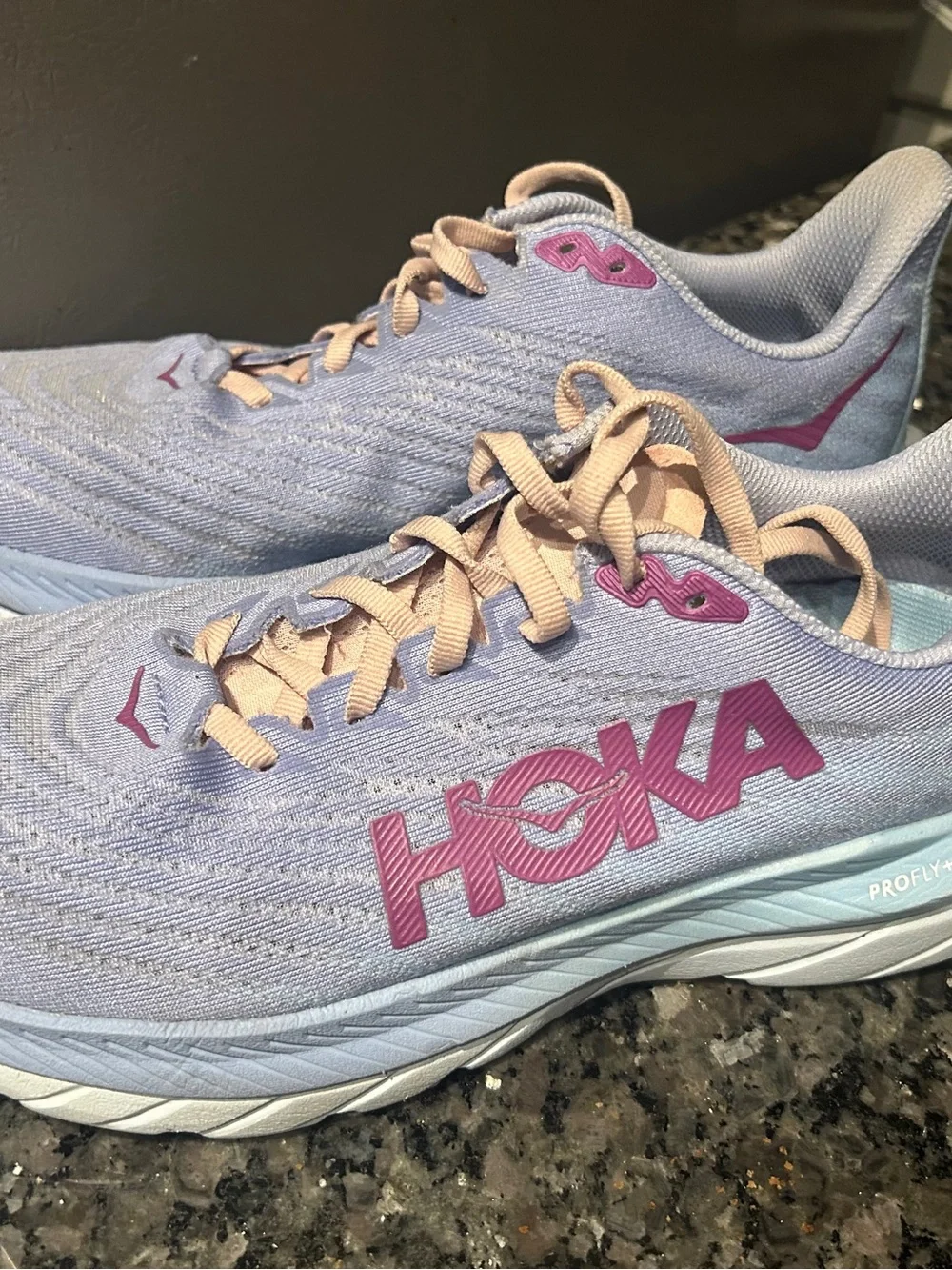 Hoka Lavender and Pink Women's Running Shoes
